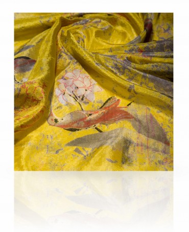 Палантин Женский S-VINTAGE.BIRD/YELLOW